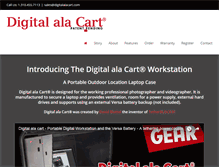 Tablet Screenshot of digitalalacart.com